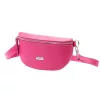 MiaMore 01-029 magenta női bőr válltáska, oldaltáska, crossbody 23 x 13 x 6 cm