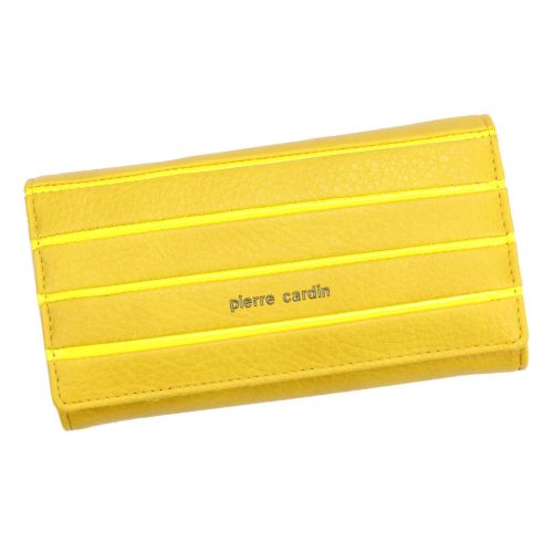 Pierre Cardin LADY60 114 sárga női rostbőr pénztárca 17.5 x 10 x 3.5 cm