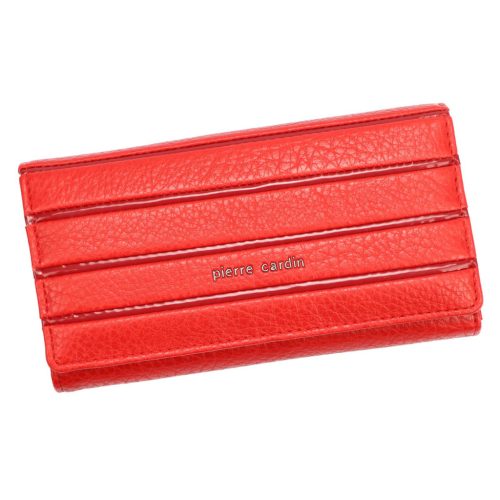 Pierre Cardin LADY60 114 piros női rostbőr pénztárca 17.5 x 10 x 3.5 cm