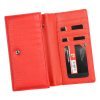 Pierre Cardin LADY60 114 piros női rostbőr pénztárca 17.5 x 10 x 3.5 cm