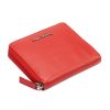 Pierre Cardin TILAK92 MK01 piros női valódi bőr pénztárca 11.5 x 10.5 x 2 cm