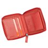 Pierre Cardin TILAK92 MK01 piros női valódi bőr pénztárca 11.5 x 10.5 x 2 cm