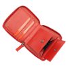 Pierre Cardin TILAK92 MK01 piros női valódi bőr pénztárca 11.5 x 10.5 x 2 cm