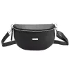 MiaMore 01-029 sötétbarna női bőr övtáska, crossbody 23 x 13 x 6 cm