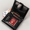 Peterson PTN 339Z-CA fekete férfi bőr pénztárca 12.5 x 10 x 3 cm