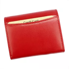   EL FORREST 942-47 RFID piros női bőr pénztárca 9.5 x 8 x 2.5 cm