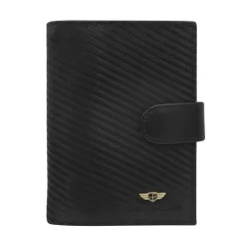  Peterson PTN 348Z-CA fekete férfi bőr pénztárca 10 x 13 x 3 cm