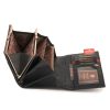 Peterson PTN PL-467.01 fekete-piros női bőr pénztárca 18.5 x 9.5 x 3 cm