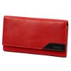 Albatross GN LW-L01 TAB piros női bőr pénztárca 18 x 10 x 2.5 cm 