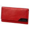 Albatross GN LW-L01 TAB piros női bőr pénztárca 18 x 10 x 2.5 cm 