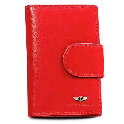 Peterson PTN 70-BO piros női bőr pénztárca 13 x 9 x 2.5 cm 