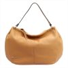 Pierre Cardin 6331 EDF / 5341 EDF barna női bőr kézitáska, válltáska 43 x 29 x 10 cm