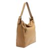 Pierre Cardin 6334 EDF barna női bőr kézitáska, válltáska 39 x 33 x 13 cm