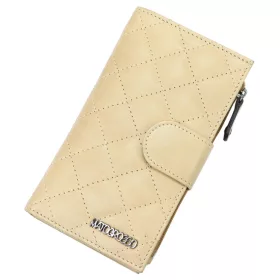   Mato Grosso 0746-06 RFID bézs női bőr pénztárca 9.5 x 17 x 3.5 cm