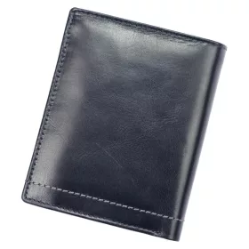   EL FORREST 544-301 RFID navy férfi bőr pénztárca 10 x 12.5 x 3 cm