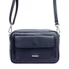 MiaMore 01-041 navy női bőr válltáska, oldaltáska 23 x 16 x 9 cm