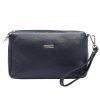 MiaMore 01-042 navy női bőr kézitáska, válltáska, oldaltáska 24 x 15.5 x 7 cm