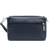 MiaMore 01-042 navy női bőr kézitáska, válltáska, oldaltáska 24 x 15.5 x 7 cm