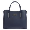 MiaMore 01-035 D (22-003-1) navy női bőr kézitáska, válltáska, oldaltáska 37 x 28.5 x 16 cm