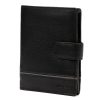 Albatross E-78L fekete férfi bőr pénztárca 10.5 x 12.8 x 2.8 cm