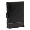 Albatross E-78L fekete férfi bőr pénztárca 10.5 x 12.8 x 2.8 cm