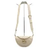Luka 20-033 krém női bőr válltáska, oldaltáska, crossbody 25 x 16 x 10 cm
