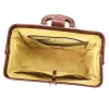 Florence MD-2 fenék rekeszes olasz barna valódi bőr orvosi táska 38 x 28 x 18 cm