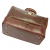 Florence MD-2 fenék rekeszes olasz barna valódi bőr orvosi táska 38 x 28 x 18 cm