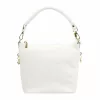 Patrizia 419-040 GOLD fehér női bőr válltáska, oldaltáska 24 x 20 x 13 cm