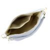 Patrizia 419-040 GOLD ekrü női bőr válltáska, oldaltáska 24 x 20 x 13 cm
