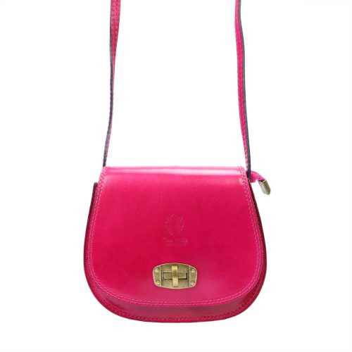Gregorio 117 magenta női bőr válltáska, oldaltáska 20 x 16 x 6.5 cm
