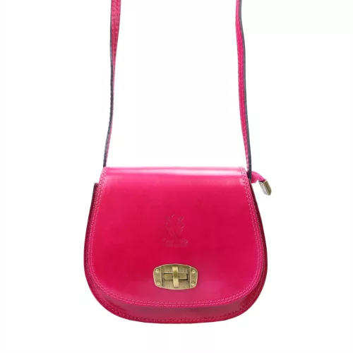 Gregorio 117 magenta női bőr válltáska, oldaltáska 20 x 16 x 6.5 cm