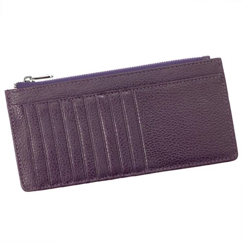 Eslee 0680 lila rostbőr pénztárca 19 x 9 x 1.5 cm