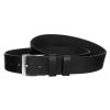 Peterson 042268 PUR fekete férfi rostbőr öv 105 cm