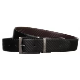 Peterson PTN RB35 PUF BLACK-BROWN férfi rostbőr öv