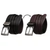 Peterson PTN RB35 PUF BLACK-BROWN férfi rostbőr öv