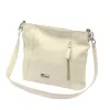 MiaMore 01-045 bézs női bőr válltáska 35 x 30 x 13 cm