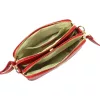 MiaMore 01-046 DOLLARO piros női bőr válltáska, oldaltáska 24.5 x 15.5 x 10 cm