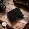 Peterson PTN 304P-01 fekete férfi bőr pénztárca 12 x 9 x 2.5
