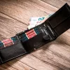 Peterson PTN 304P-01 fekete férfi bőr pénztárca 12 x 9 x 2.5