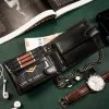 Peterson PTN 304ZŁ 2-1-1 fekete férfi bőr pénztárca 11 x 8.5 x 2 cm