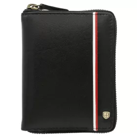   Peterson PTN 340P-01 fekete férfi bőr pénztárca 10 x 12.5 x 2.5 cm