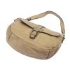 VS 005 taupe női bőr válltáska, oldaltáska 33 x 25 x 12 cm