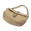 VS 005 taupe női bőr válltáska, oldaltáska 33 x 25 x 12 cm