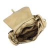 VS 006 taupe női bőr válltáska, oldaltáska 36 x 30 x 14 cm