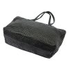 VS 010 fekete női bőr válltáska, shopper 46 x 28 x 15 cm