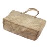 VS 010 bézs női bőr válltáska, shopper táska 46 x 28 x 15 cm 