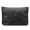 Gregorio COSMETICS-004   fekete női bőr kozmetikai táska 29 x 19 x 10 cm