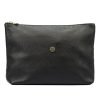 Gregorio COSMETICS-004   fekete női bőr kozmetikai táska 29 x 19 x 10 cm
