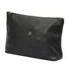 Gregorio COSMETICS-004   fekete női bőr kozmetikai táska 29 x 19 x 10 cm